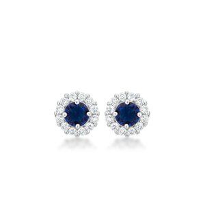 Royal Blue Bridal Earrings